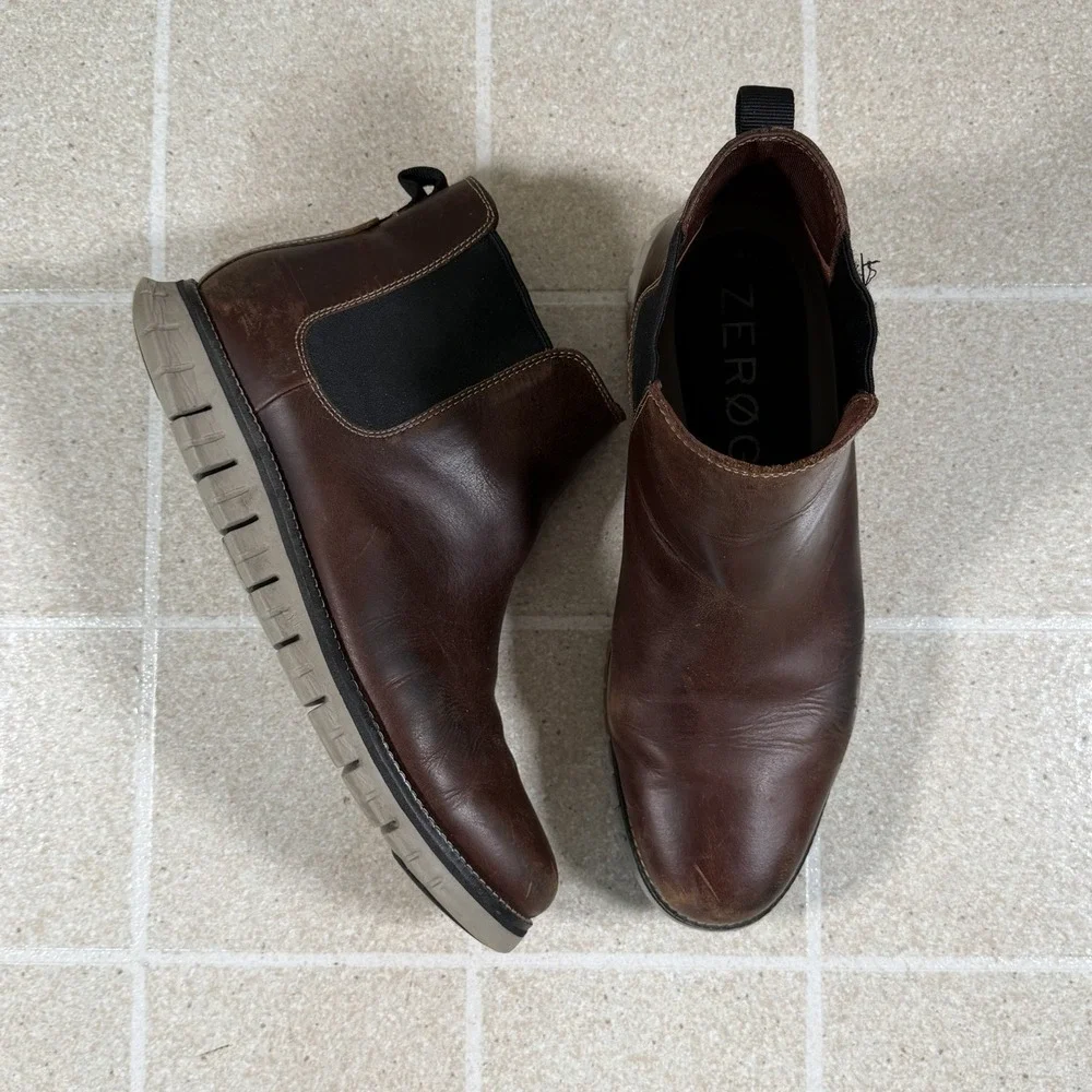 Cole Haan Men's ZERØGRAND Waterproof Chelsea Boot Style C30164 Size 11.5 W